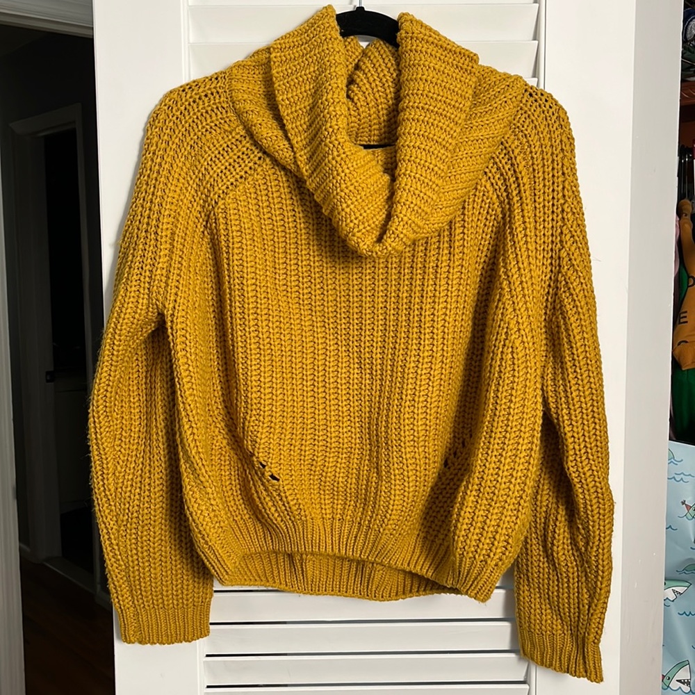 moon & madison Mustard Yellow Sweater